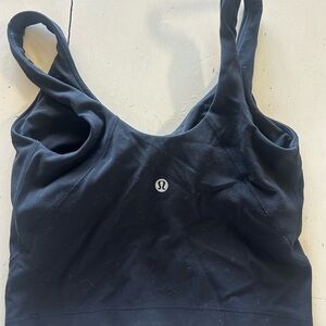 lululemon athletica Kids Black Athletic Shorts with Logo